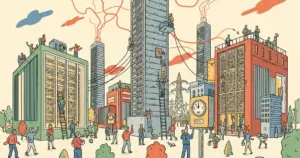 Editorial illustration for: AI Data Centers Will Use More Electricity Than 160 Countries Combined by 2030