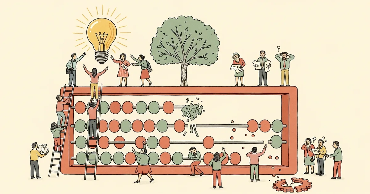 Editorial illustration for: AI Is Making You Better at Your Job Today — And Permanently Worse at It Tomorrow [Nature Study]