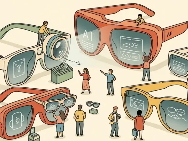 Editorial illustration for: Every Tech Company Just Announced AI Glasses at MWC 2026 — Here Are the 7 That Matter