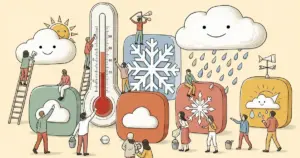 Editorial illustration for: AI Has Flooded All the Weather Apps