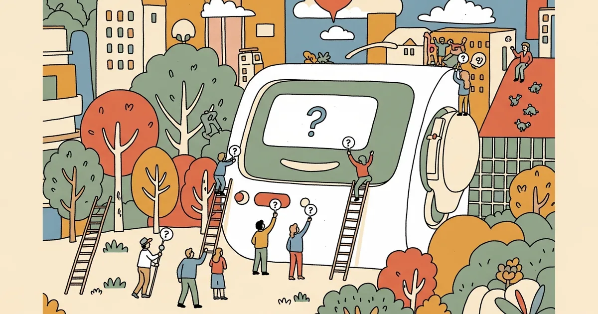 Editorial illustration for: 50 Million People Ask AI for Health Advice Every Day — And There Aren't Enough Doctors to Stop Th