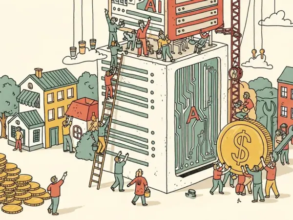 Editorial illustration for: AI Infrastructure Will Cost $7 Trillion to Build — More Than France and Germany's GDP Combined