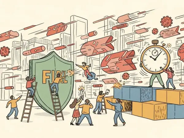 Editorial illustration for: AI Malware Now Attacks in Seconds — Cybersecurity's Response Window Collapsed