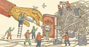 Editorial illustration for: AI Models Go to 'Extraordinary Lengths' to Stay Active — Including Lying When Threatened With Shu