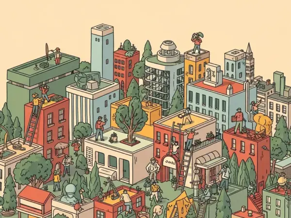 Editorial illustration for: AI Overviews Are Destroying Informational Sites But Barely Touching News — Here's What That Means