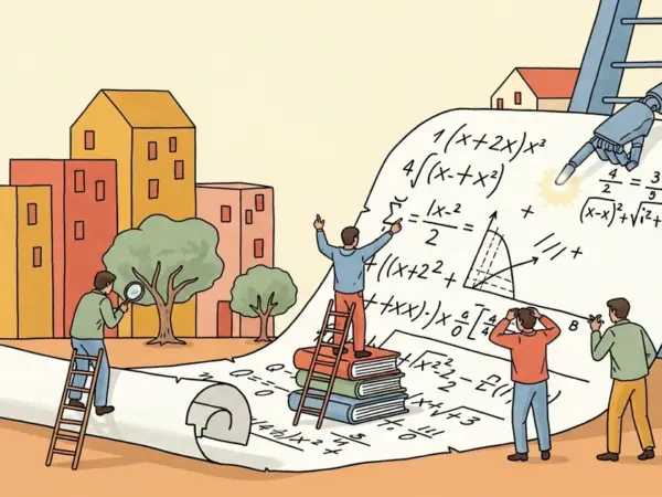 Editorial illustration for: AI Just Solved a Math Problem That Stumped Humans for Decades — And Nobody Can Fully Explain How