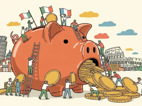 Editorial illustration for: Companies Will Spend $2.52 Trillion on AI This Year — That's More Than the GDP of Italy