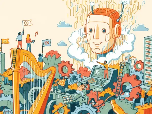 Editorial illustration for: AISI Finds Claude Mythos Preview First AI to Complete 32-Step Attack Simulation