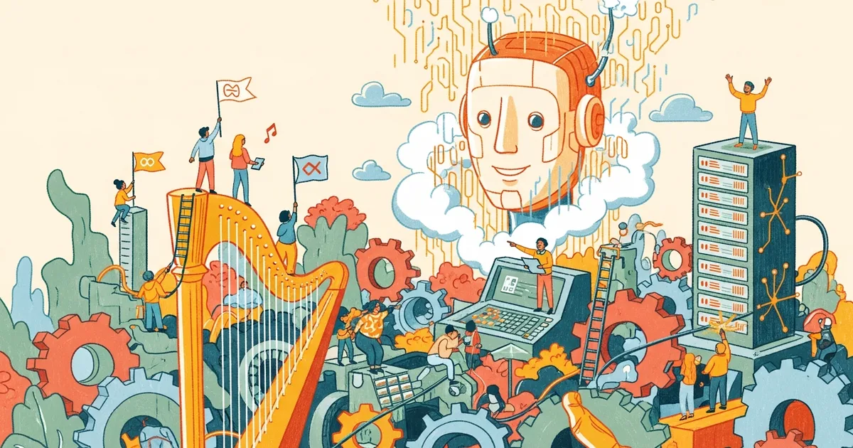 Editorial illustration for: AISI Finds Claude Mythos Preview First AI to Complete 32-Step Attack Simulation