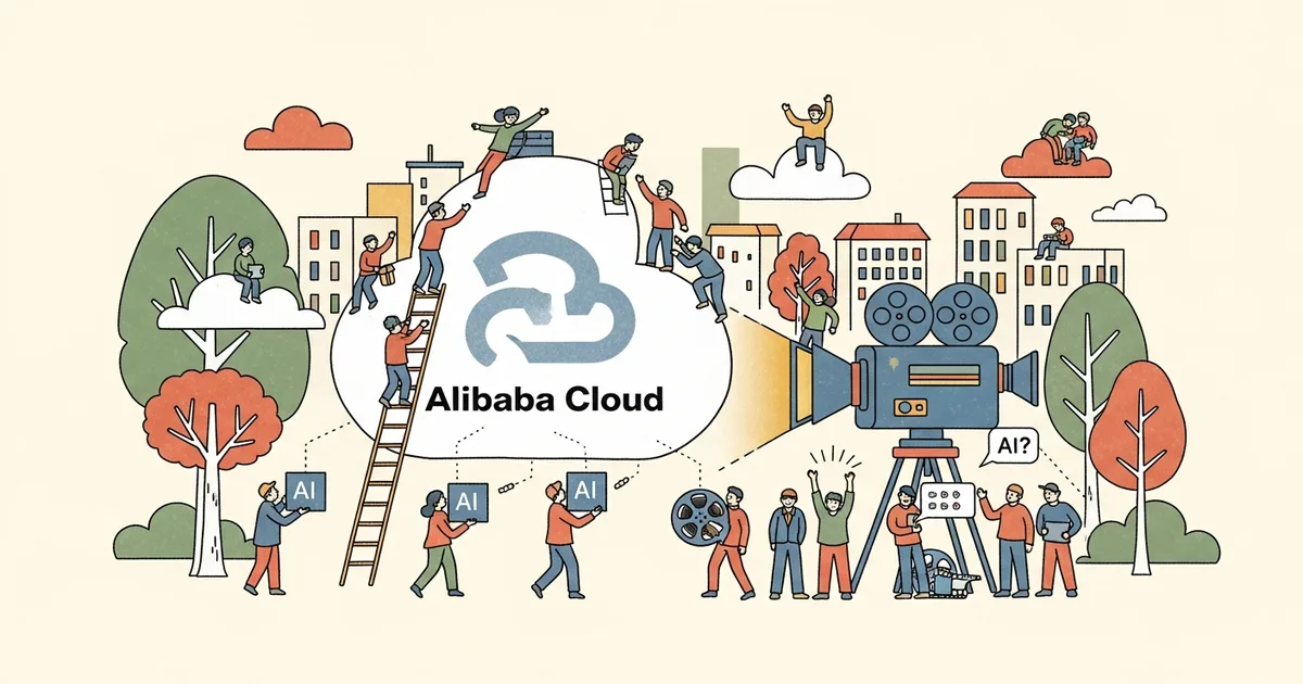 Editorial illustration for: Alibaba Cloud Leads $293 Million Round in Chinese AI Video Startup ShengShu Technology