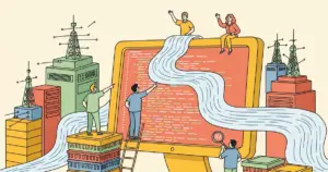 Editorial illustration for: Alibaba's Qwen3.6-27B Dense Model Claims Coding Lead Over 397B MoE