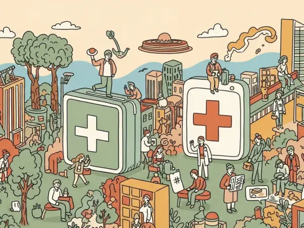 Editorial illustration for: Amazon Launches Health AI Agent With Free Virtual Care for 200 Million Prime Members