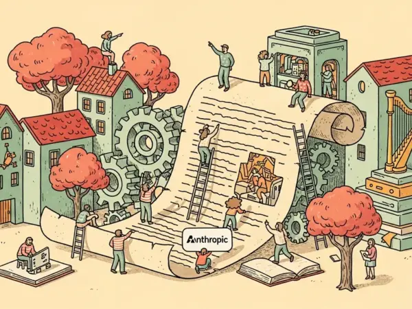 Editorial illustration for: Anthropic Accidentally Releases Source Code for Claude AI Agent