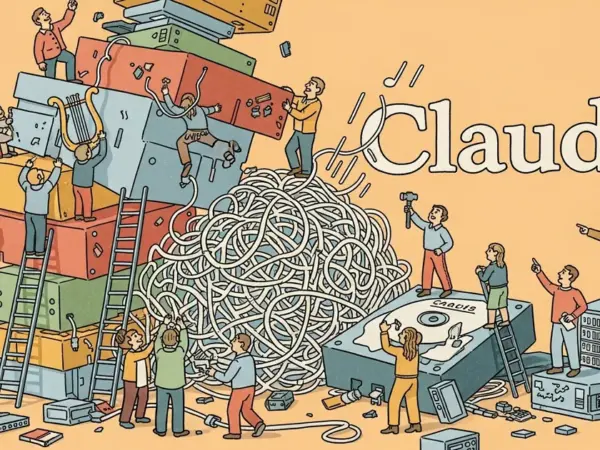 Editorial illustration for: Anthropic Accidentally Takes Down 8,100 GitHub Repos in Botched Claude Code Takedown