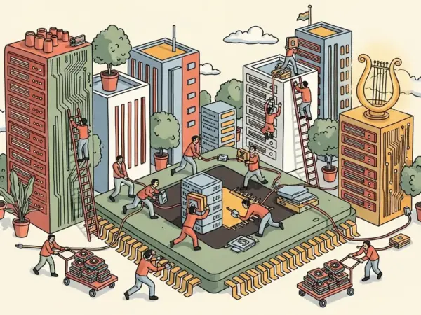 Editorial illustration for: Anthropic Secretly Doubled Its Compute Power — The AI Arms Race Is Now a Hardware War