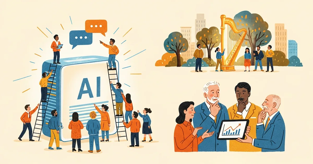 Editorial illustration for: Anthropic Consulted 15 Christian Leaders on Claude's Moral and Spiritual Responses