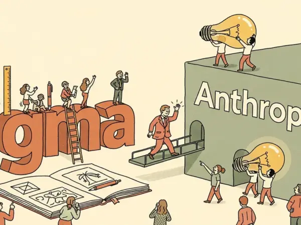 Editorial illustration for: Anthropic's CPO Just Quit Figma's Board — The Same Week Anthropic Launched a Tool That Competes W