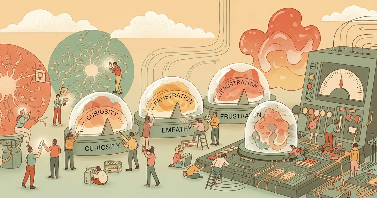 Editorial illustration for: Anthropic Finds Functional Emotion Representations Inside Claude That Influence Its Behavior