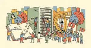 Editorial illustration for: Anthropic Just Gave Away Its Most Valuable Protocol — Why Donating MCP to Linux Foundation Is Gen