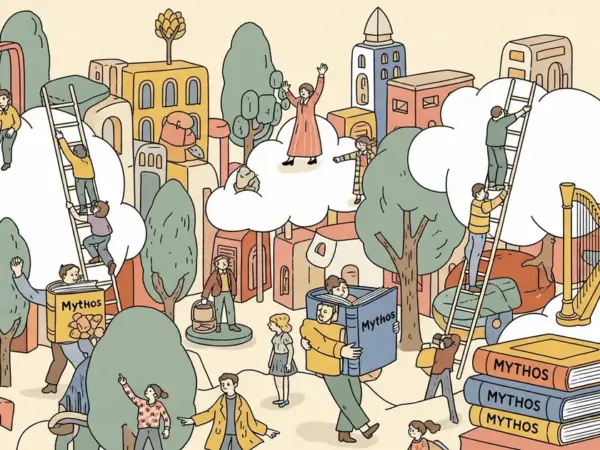 Editorial illustration for: The Government That Blacklisted Anthropic Now Wants Mythos Everywhere — You Can't Make This Up