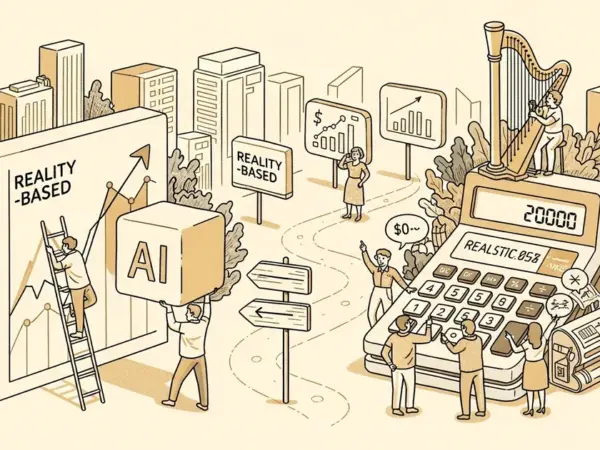 Editorial illustration for: CNBC: Anthropic Is the Only AI Company Pricing for Reality