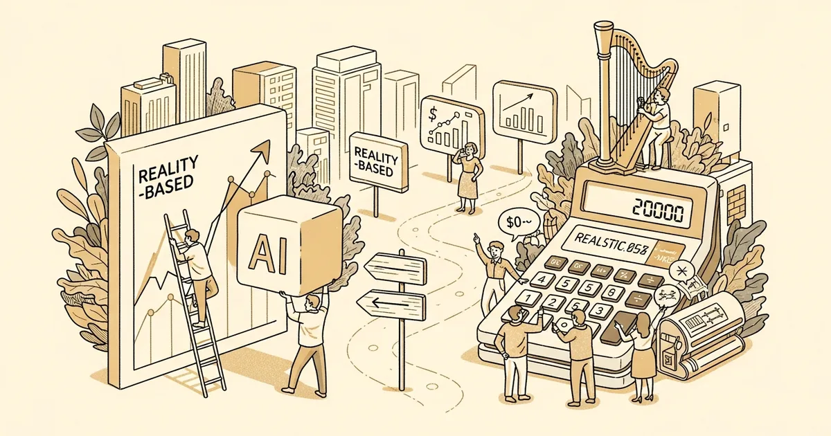 Editorial illustration for: CNBC: Anthropic Is the Only AI Company Pricing for Reality