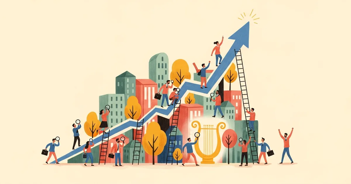 Editorial illustration for: Anthropic's Revenue Chart Just Went Vertical — $9B to $30B in 4 Months Proves Enterprise AI Is Re