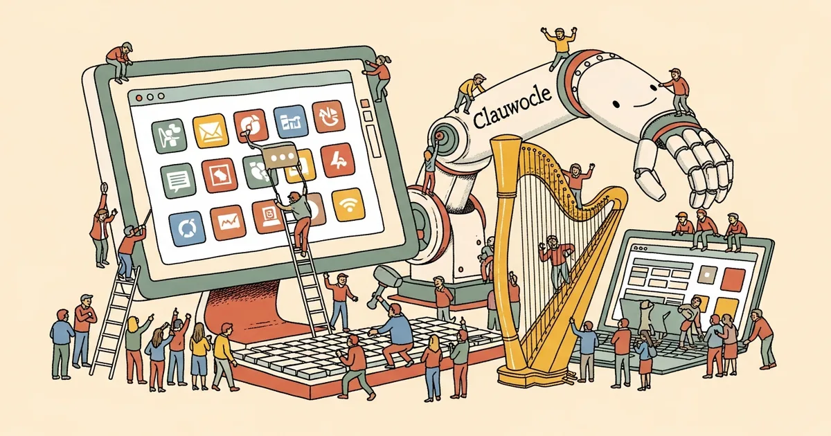 Editorial illustration for: Anthropic's Claude Can Now Control Your Mac or Windows Desktop Through Cowork and Claude Code