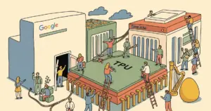 Editorial illustration for: Anthropic Signs Multi-Gigawatt TPU Deal with Google and Broadcom, Targets 2027 Deployment