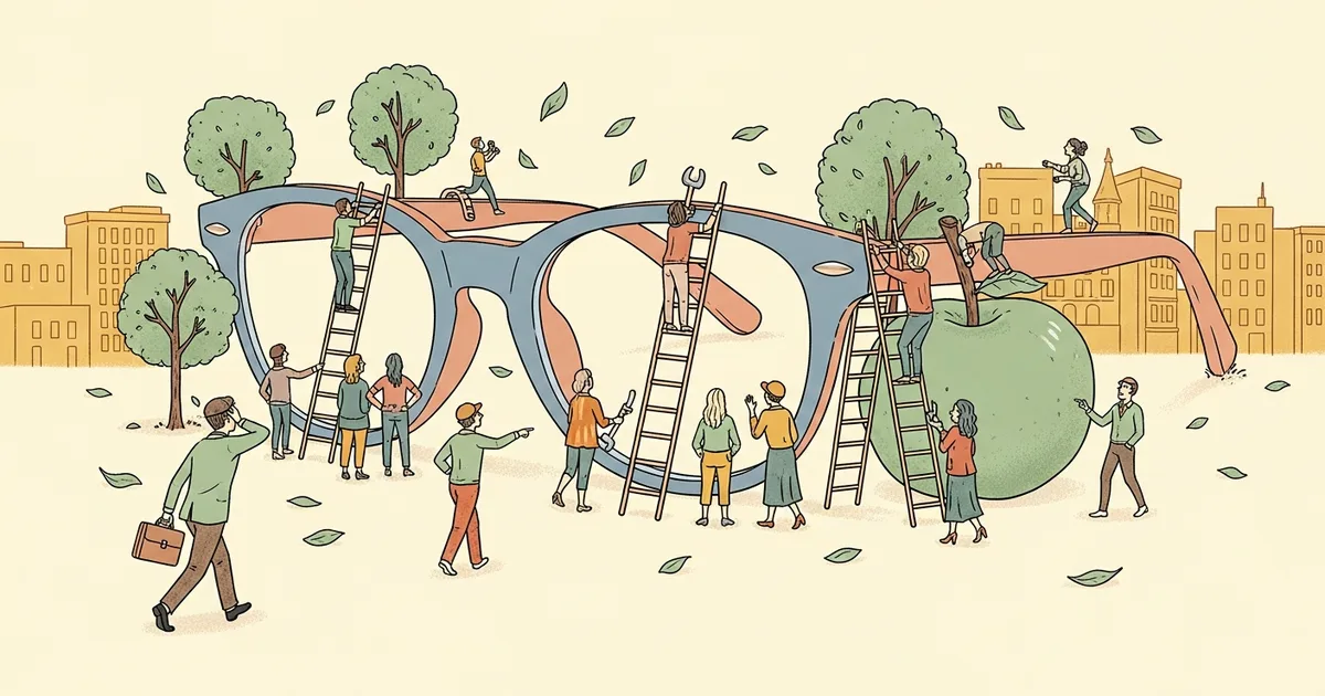 Editorial illustration for: Apple's Smart Glasses Are Coming — And Its AI Chief Just Quit Right Before Launch