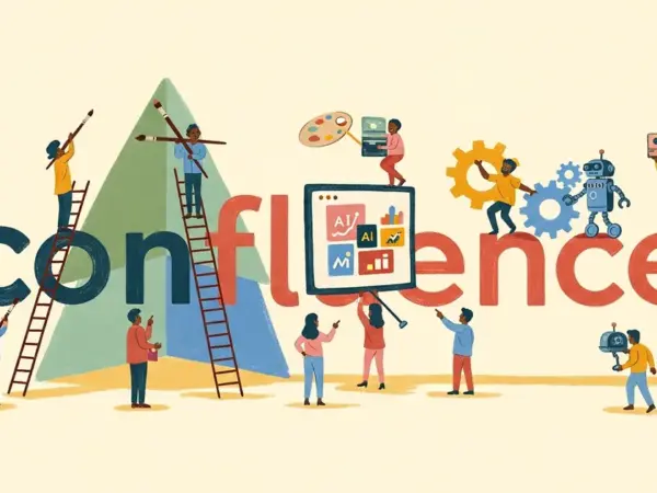 Editorial illustration for: Atlassian Brings Visual AI Tools and Third-Party Agents to Confluence