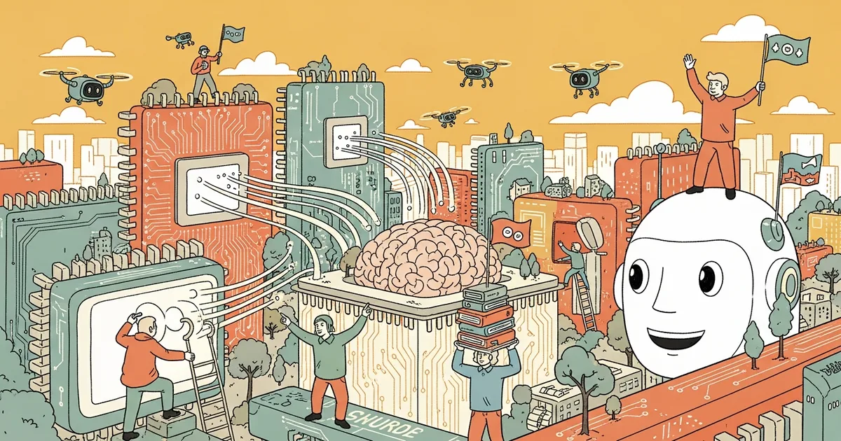 Editorial illustration for: Aurora Makes AI 1.25x Faster by Learning While It's Running — No Retraining, No Downtime