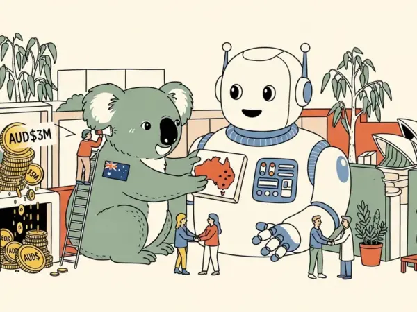 Editorial illustration for: Australia and Anthropic Sign AI Safety MOU With AUD$3M Research Investment