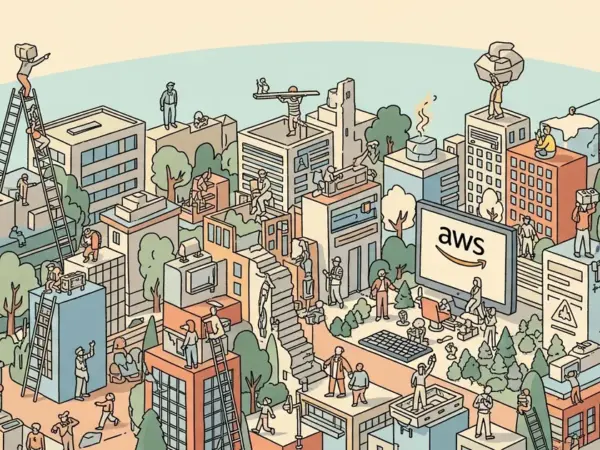 Editorial illustration for: AWS Moves Into AI Productivity Software for Enterprise Office Workers