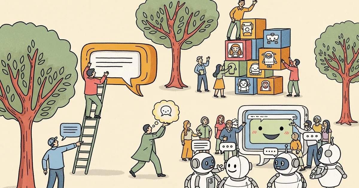 Editorial illustration for: Best AI Chatbots 2026