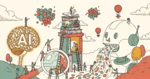 Editorial illustration for: Best AI Search Engines 2026