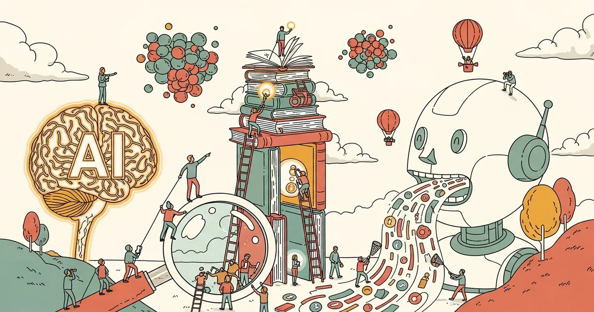 Editorial illustration for: Best AI Search Engines 2026