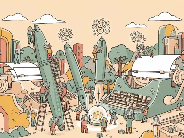 Editorial illustration for: Best AI Writing Tools 2026