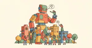 Editorial illustration for: Bluesky Is Making an AI Feature. Here's Why Everyone Seems to Hate It Already