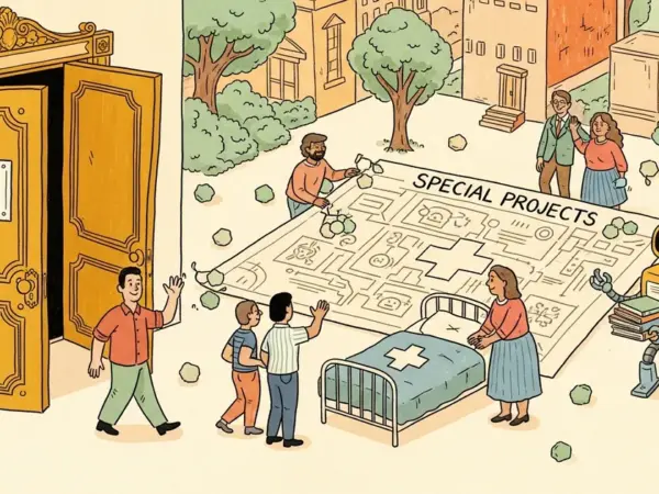 Editorial illustration for: Brad Lightcap Exits OpenAI COO Role for Special Projects as Fidji Simo Takes Medical Leave