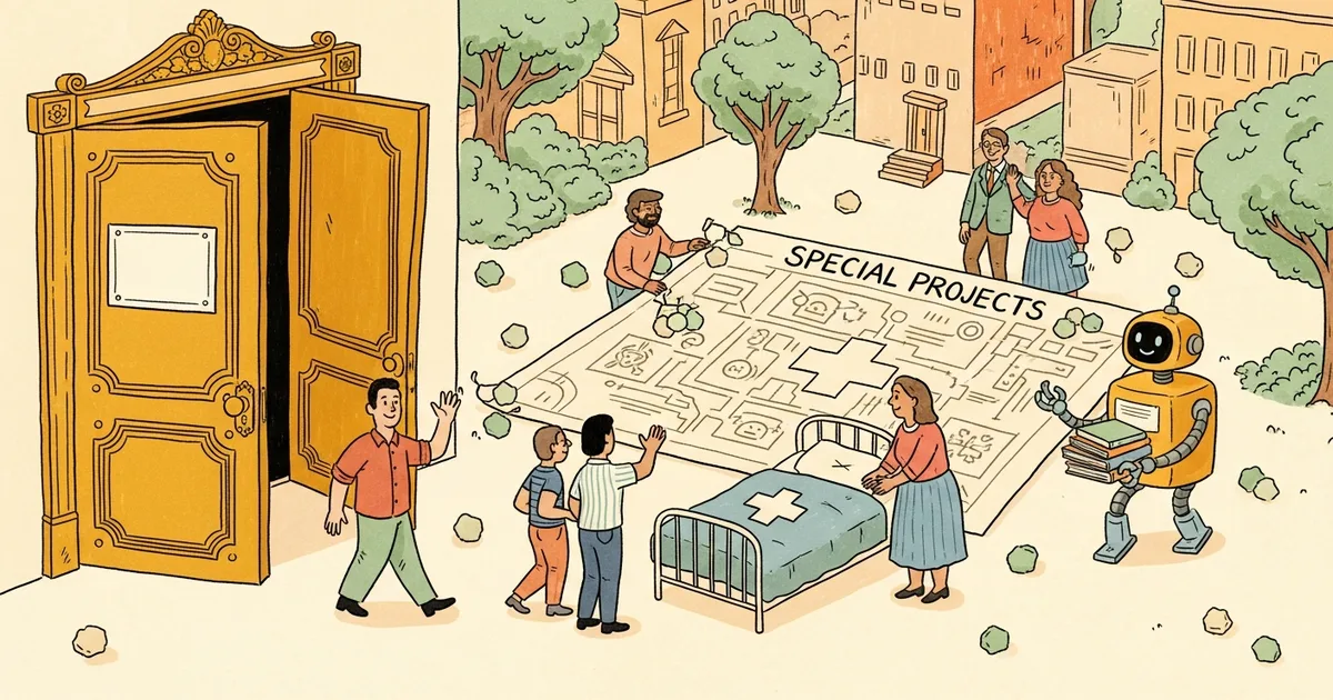 Editorial illustration for: Brad Lightcap Exits OpenAI COO Role for Special Projects as Fidji Simo Takes Medical Leave