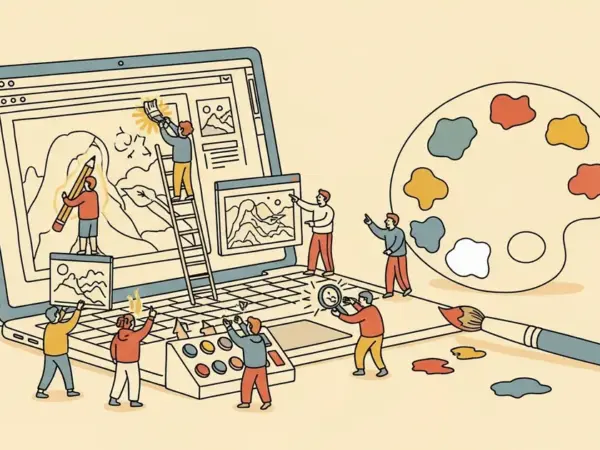 Editorial illustration for: Canva Launches AI 2.0 with Editable Generation and Agentic Editing System