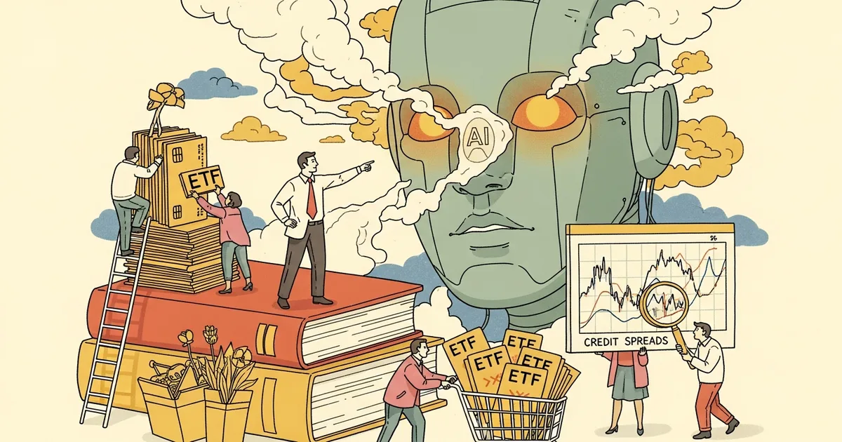 Editorial illustration for: Carson Block Warns About AI, Talks ETFs and Credit Spreads