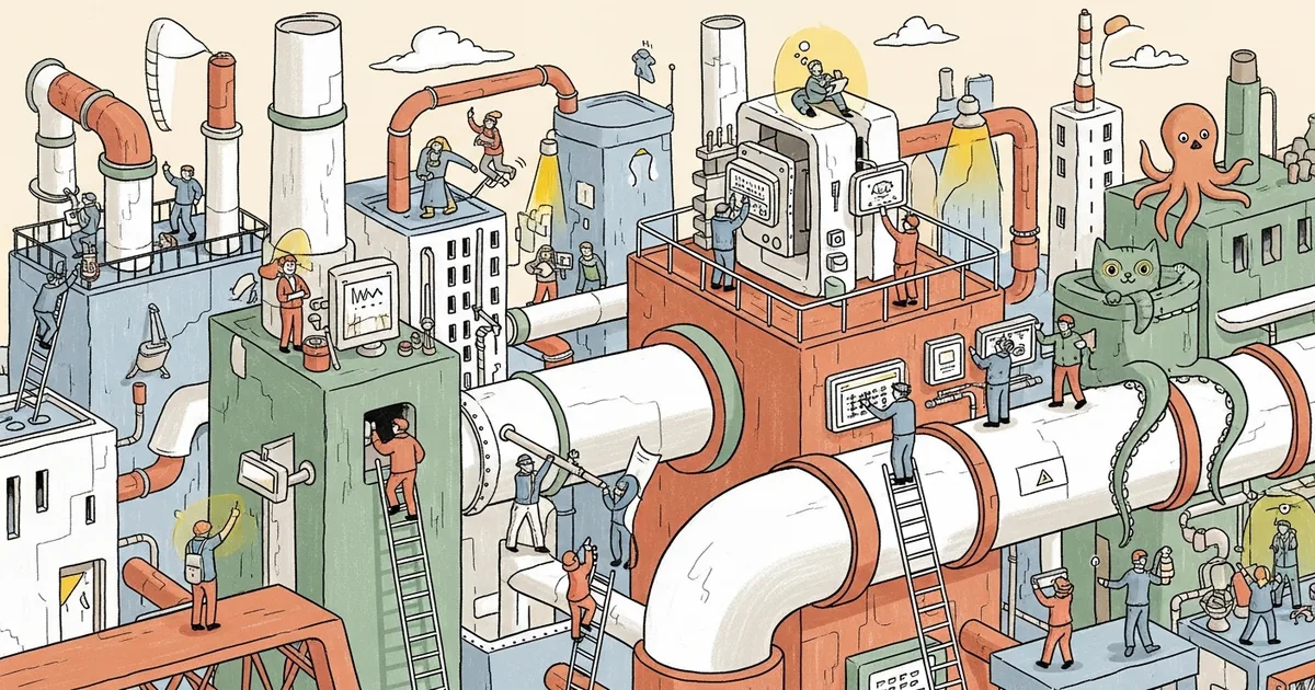 Editorial illustration for: CausalPulse: An Industrial-Grade Neurosymbolic Multi-Agent Copilot for Causal Diagnostics in Smar