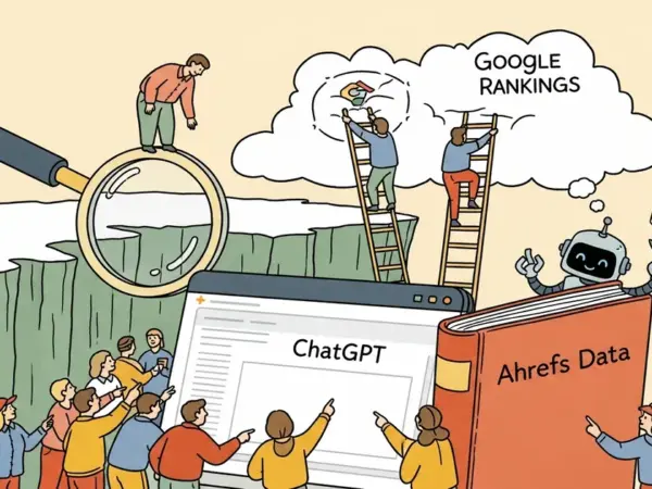 Editorial illustration for: 80% of Pages Cited by ChatGPT Have Zero Google Rankings — SEO and AI Search Are Officially Divorc