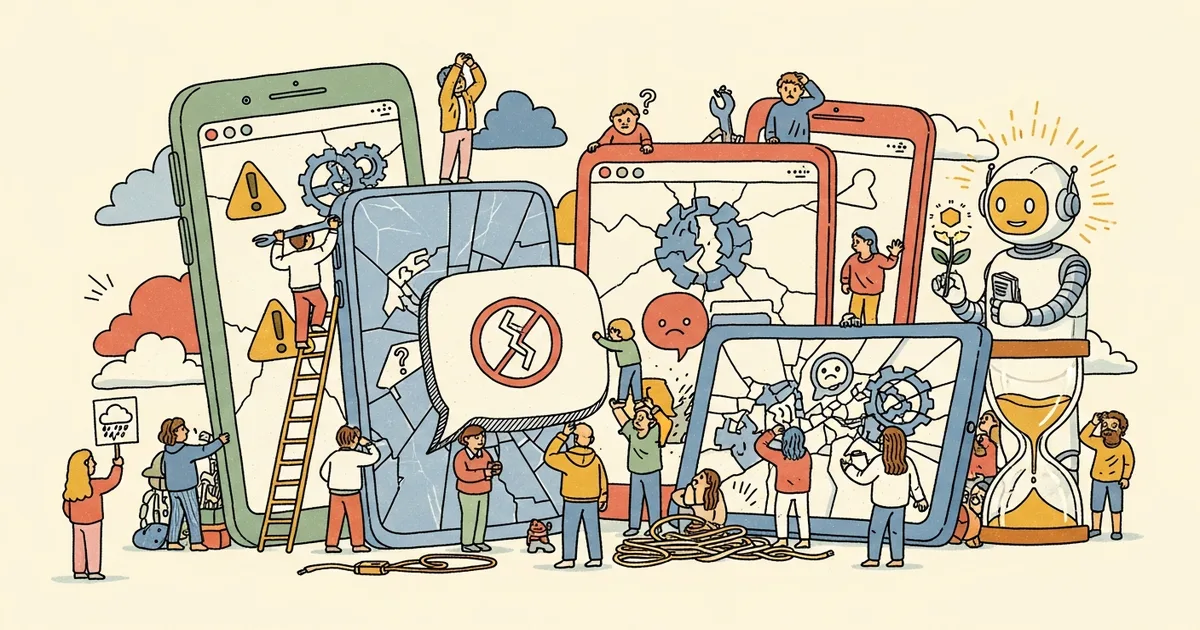 Editorial illustration for: ChatGPT Went Down April 20, 2026: 13,000+ Users Hit, All Features Broke