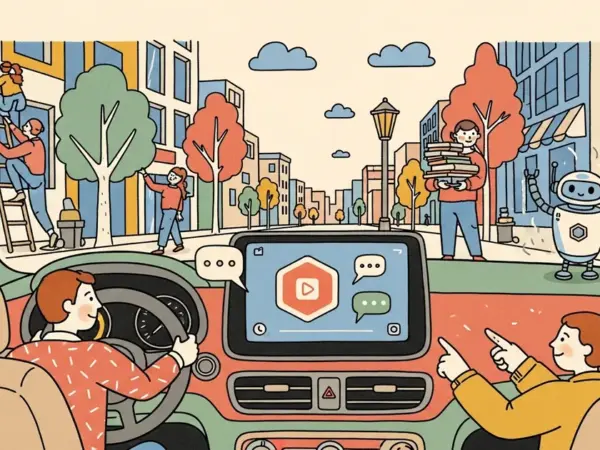 Editorial illustration for: ChatGPT Gains Apple CarPlay Integration in iOS 26.4 for Hands-Free Voice Conversations