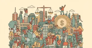 Editorial illustration for: China's AI Token Pricing Draws Global Developers, Lifts Domestic Tech Stocks