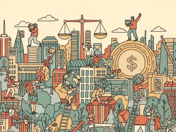 Editorial illustration for: China's AI Token Pricing Draws Global Developers, Lifts Domestic Tech Stocks
