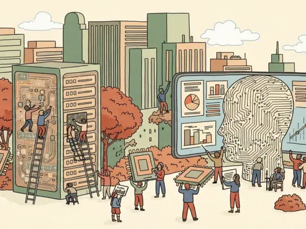 Editorial illustration for: CIA Plans AI Integration Across All Analysis Platforms, Ellis Says